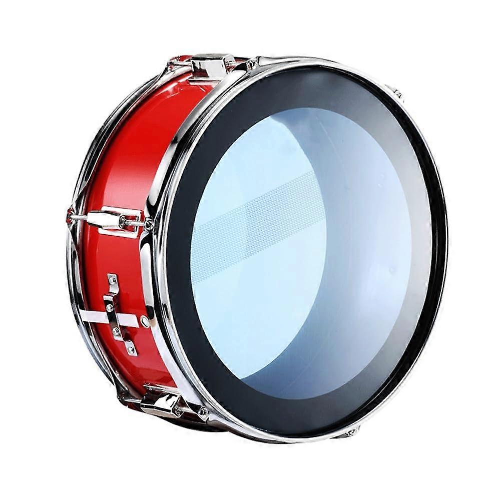 13 Inch Snare Drum Percussion Instrument Snare Drum Set with Strap Drumstick Stage Performance Beginners (Red)