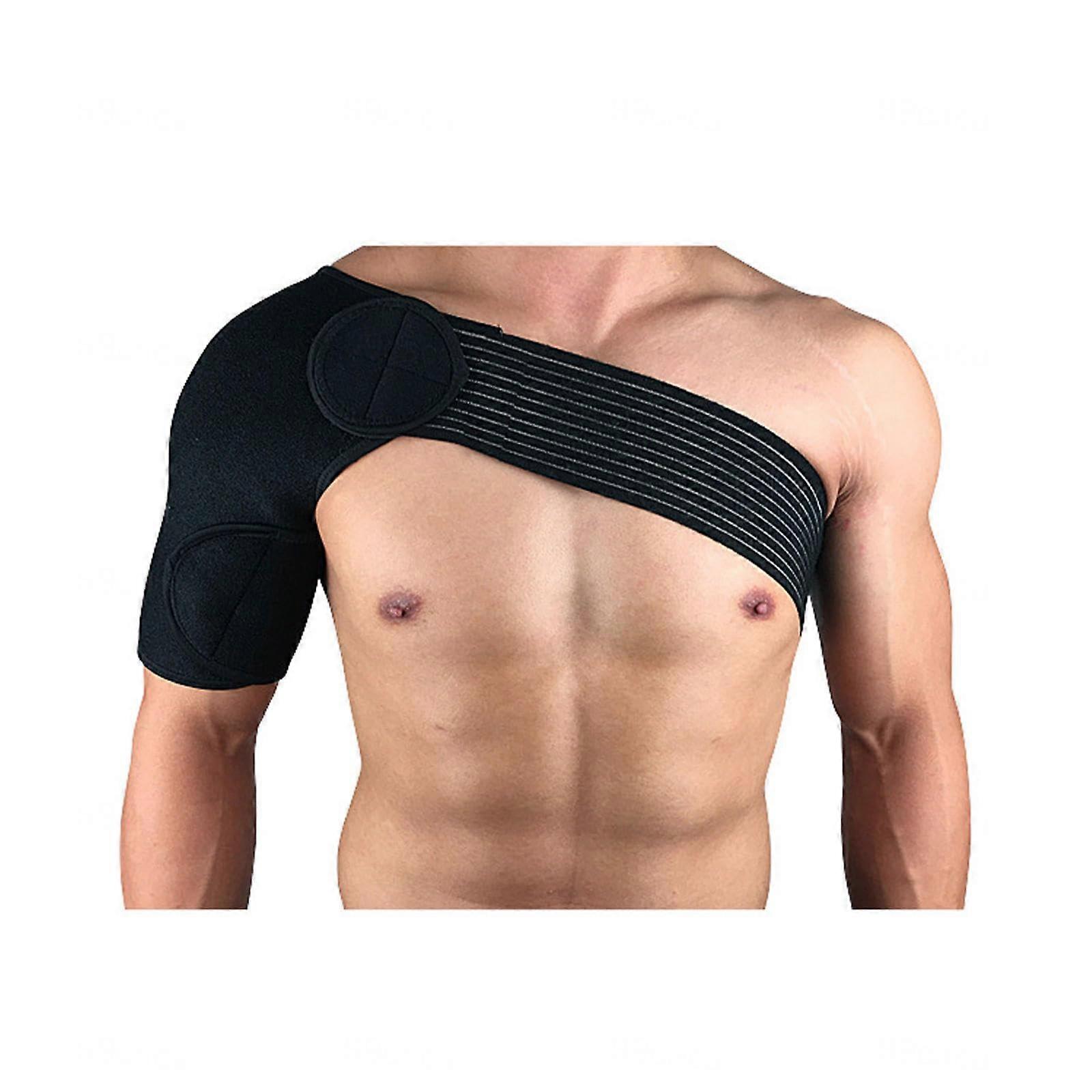 Shoulder Compression Support Adjustable for Rotator Cuff Pain Relief, Breathable Material, Universal Fit