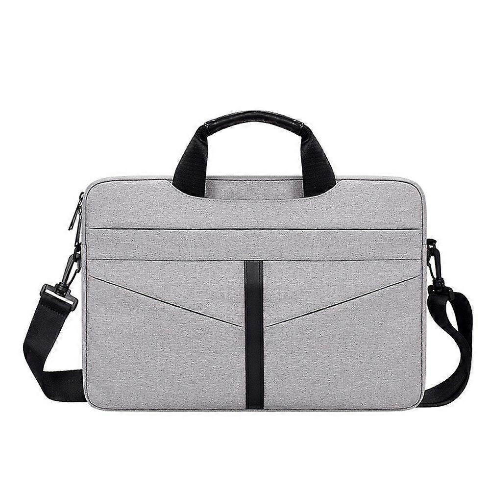 Laptop Bag - Laptop One Shoulder Bag -13.3 "Notebook Computer Inner Bag With Shoulder Strap-Grey