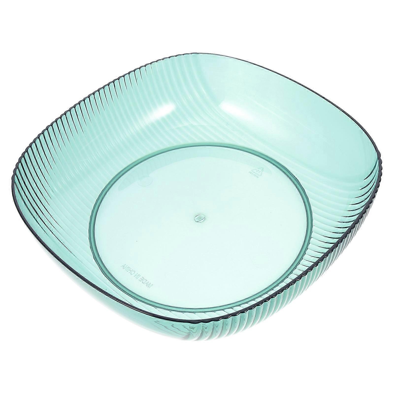 Fruit Bowl Household Salad Bowl for Home Use Green Multi-Function