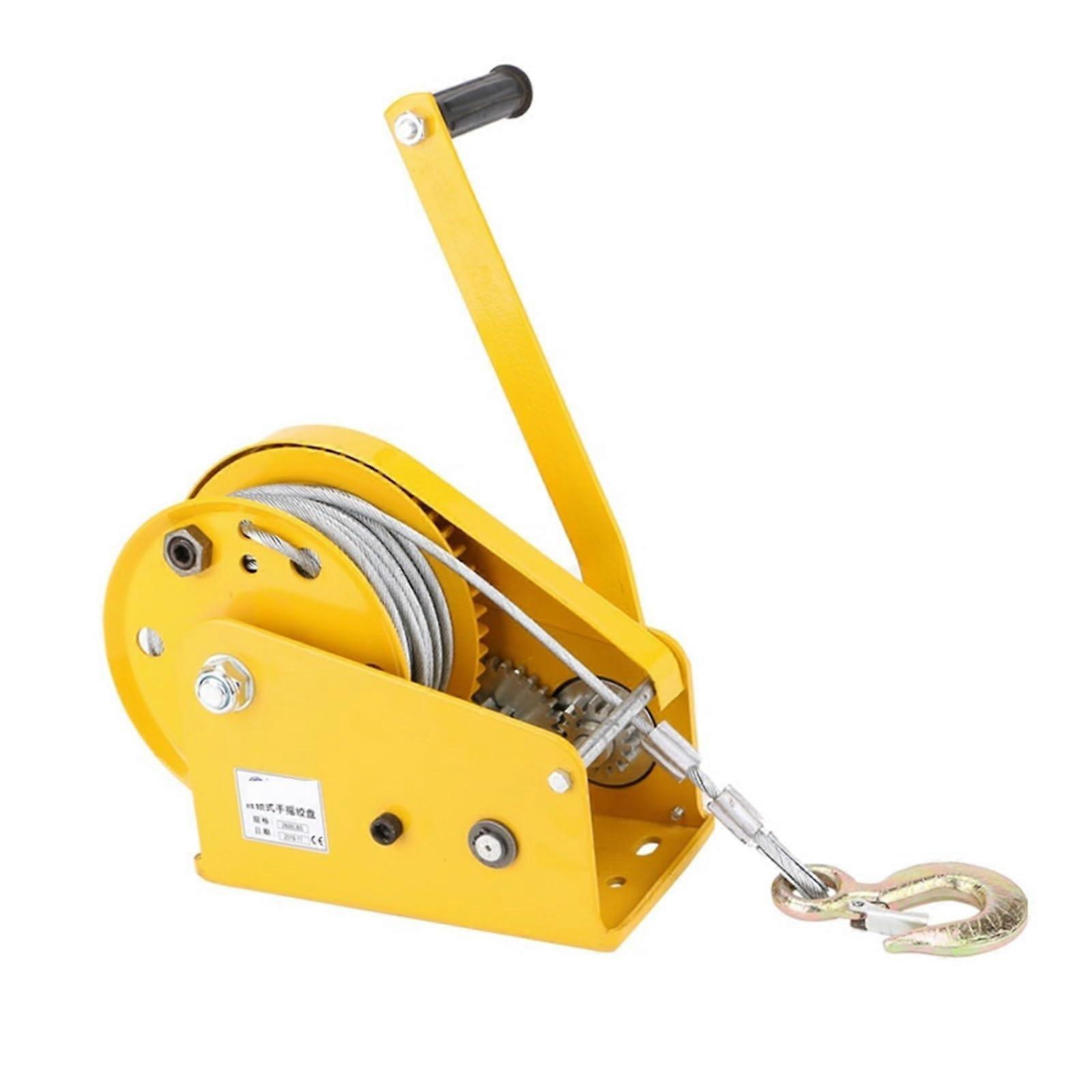 Anchor winch, chain hoist, lever hoist, manual winch, bidirectional selflocking, handoperated winch, 2600 lbs, 5m