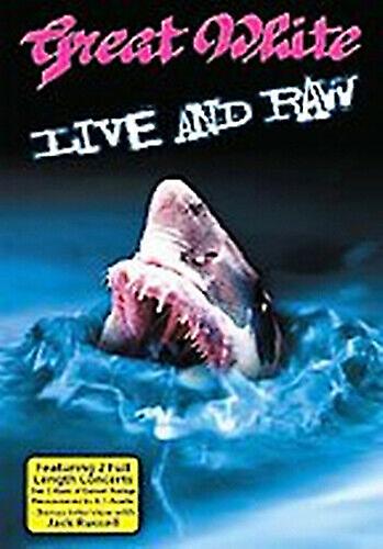 Great White Live and Raw DVD (2011) Great White cert E - Region 2