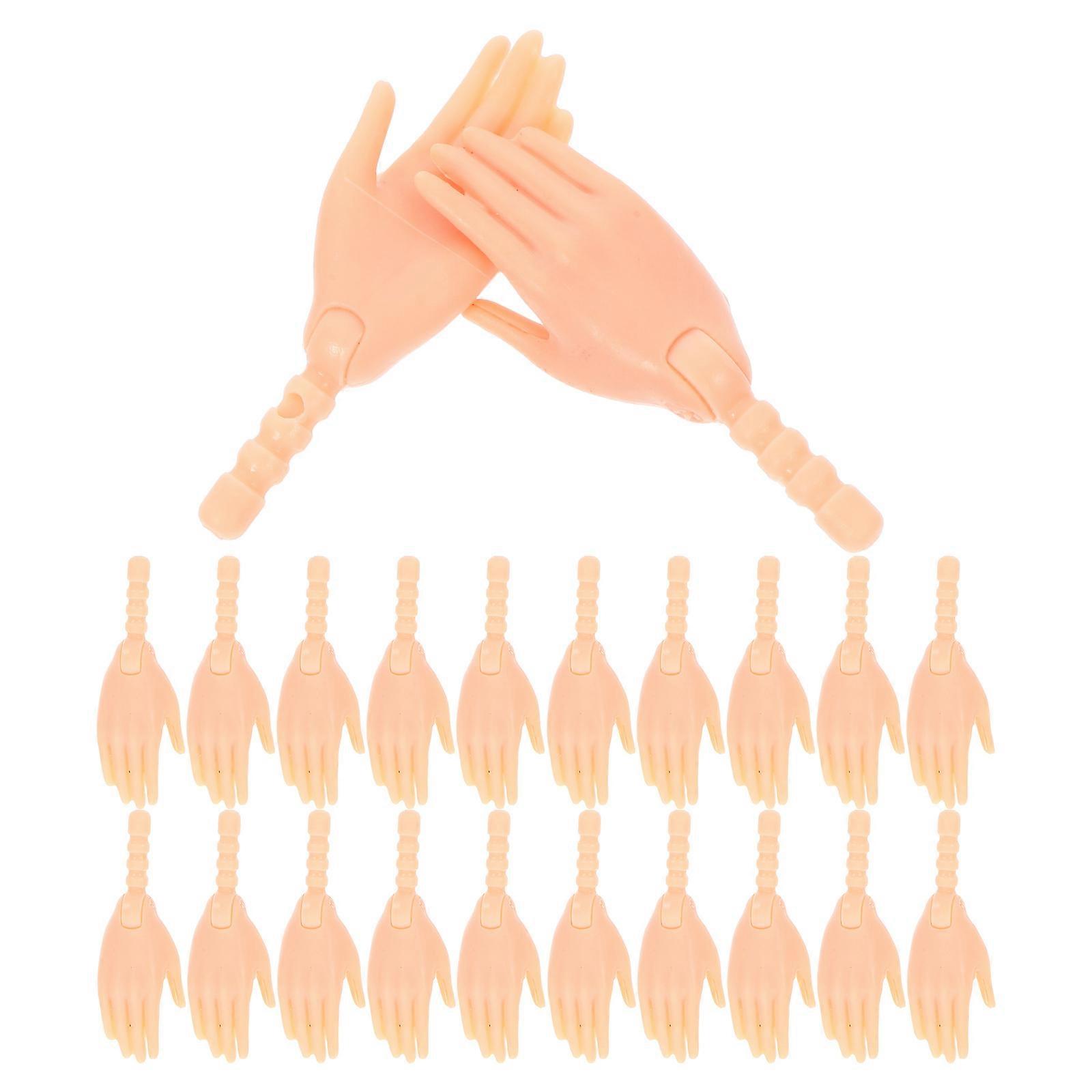 Realistic Jointed Doll Hands   10 Pairs, Lifelike Hand Shapes for Expressive Movements, Easy Install, DIY Doll Making Accessories