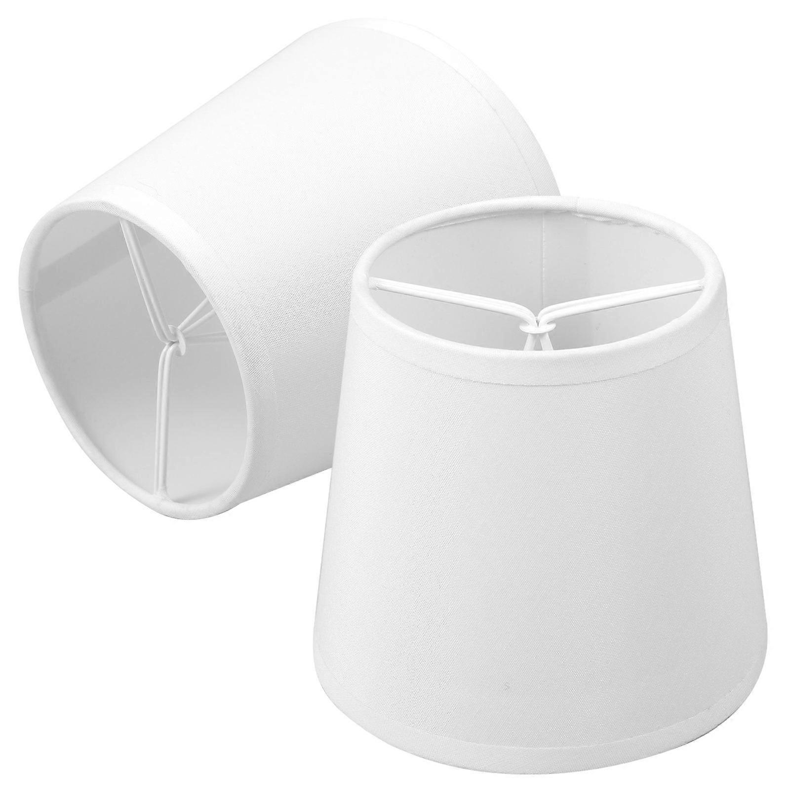 Small Lamp Shades for Bedside Study E14 White 12.00X11.00X9.00CM Construction 2Pcs