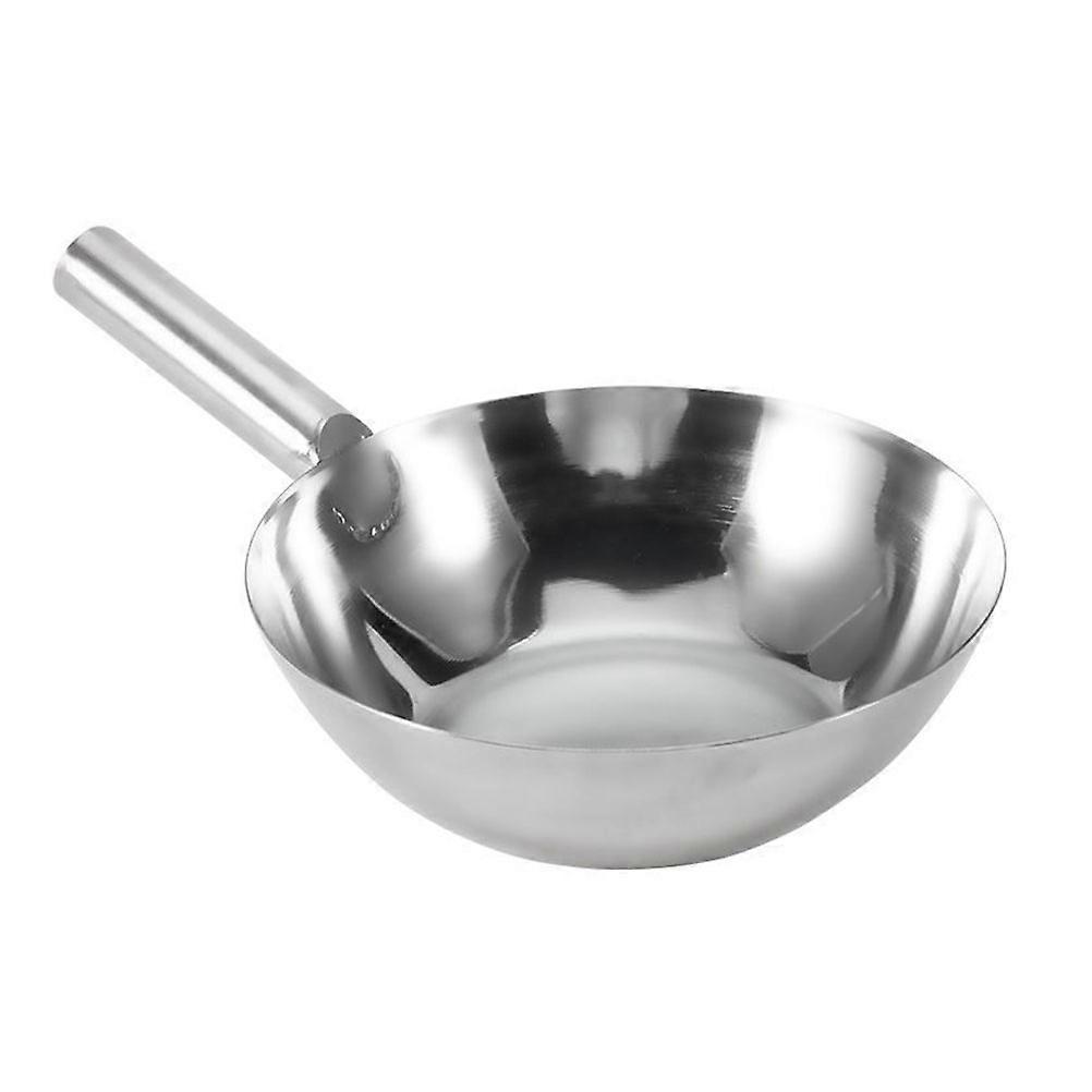 Stainless Steel Water Scoop Short Handle Flat Ladle for Efficient Water Storage, Cleaning, and Versatile Cooking Including Noodles and Open Flame Use