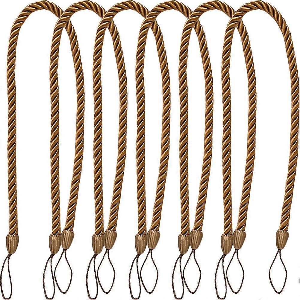 Curtain Buckle Strap Modern Style Curtain Strap Office Hold Drapes Tightly 6Pcs