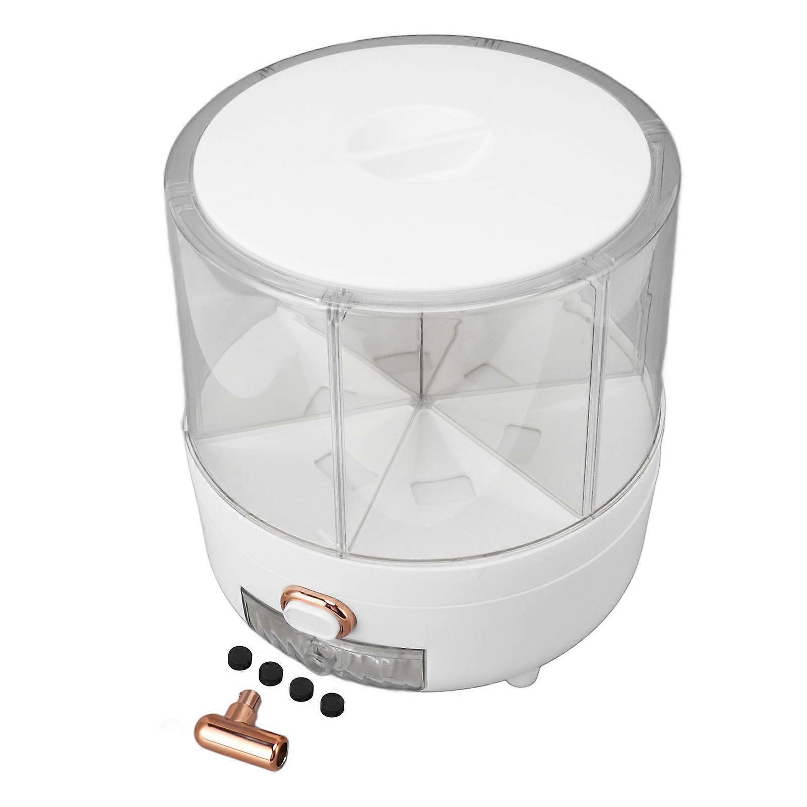 Rice Grain Storage Container 360 Rotating Grain Storage Food Dispenser Measuring Cylinder