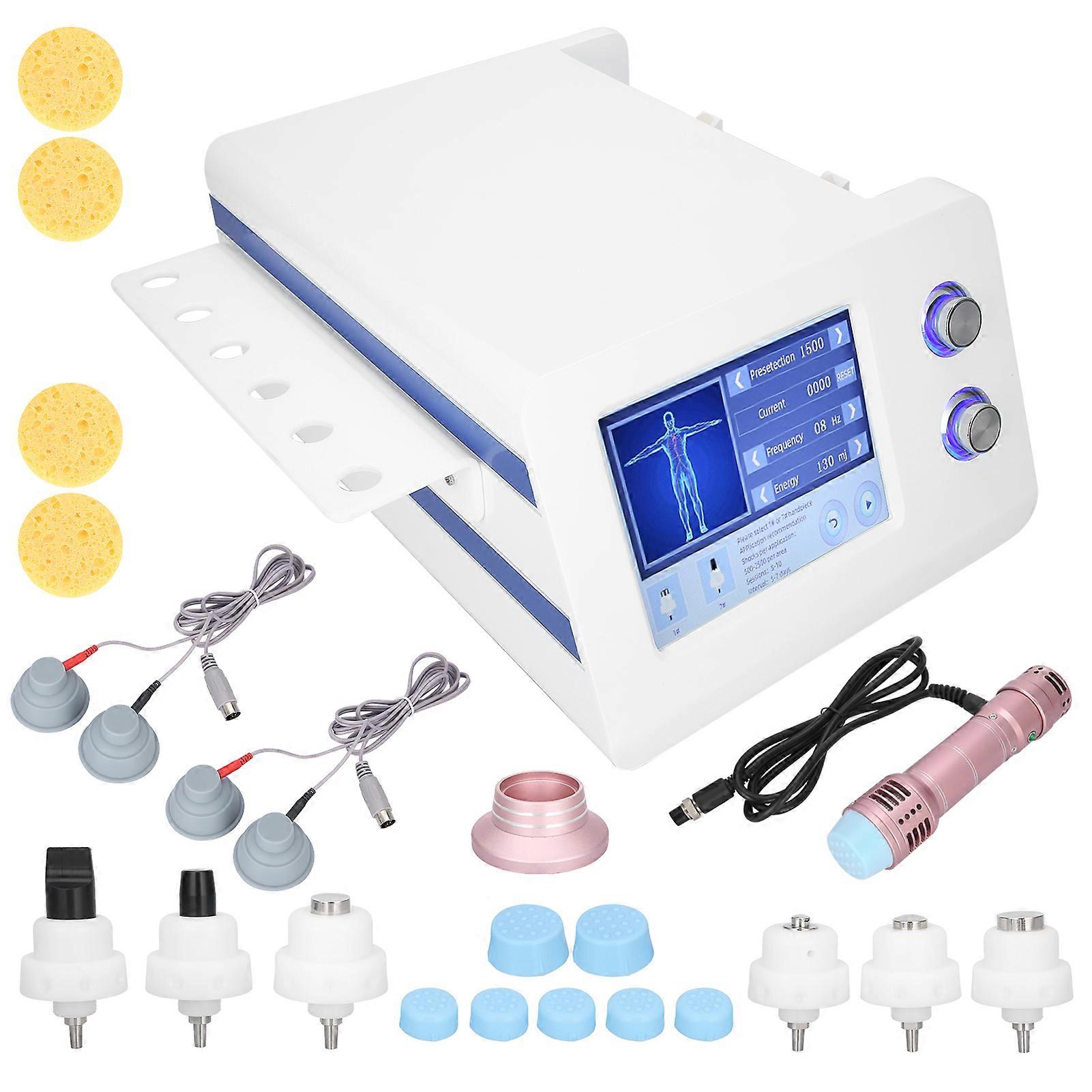 ED Shock Waves Physiotherapy Machine Waist Muscle Deep Massage Instrument 110‑240VAU Plug