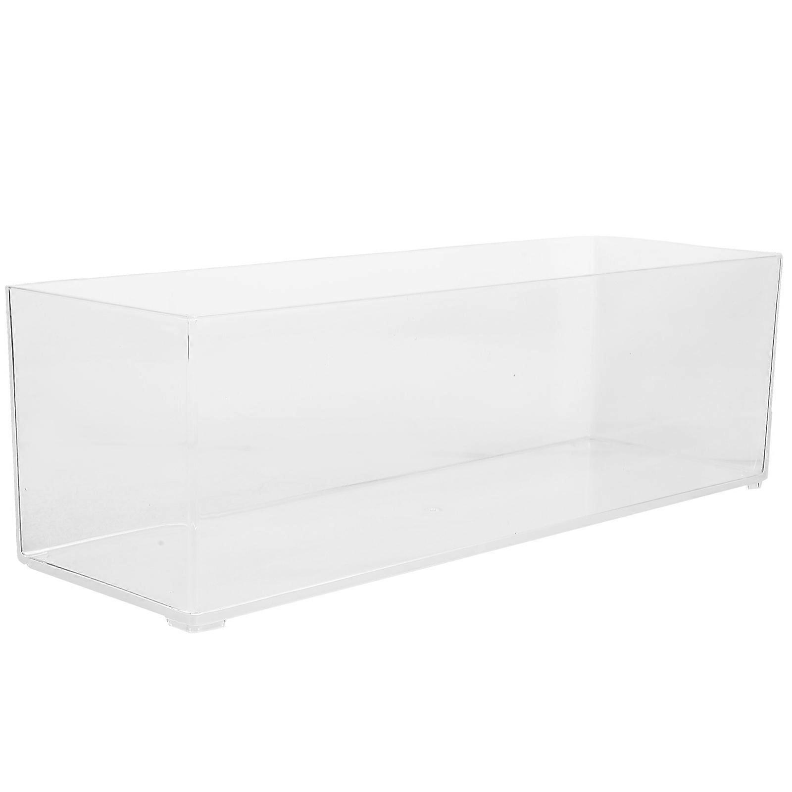 Wall Mounted Display Case for Model Cars, Collectibles & Miniatures Transparent Showcase Storage Box for Desktop Figures & Handicrafts