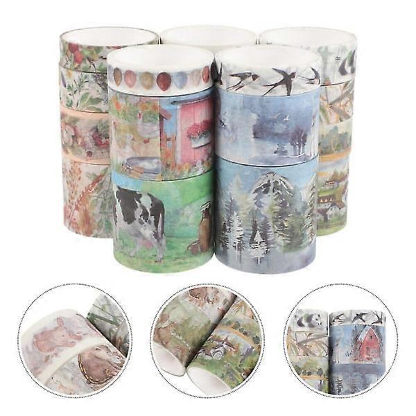 Box of washi tape set, washi tape decor for scrapbook DIY notebook