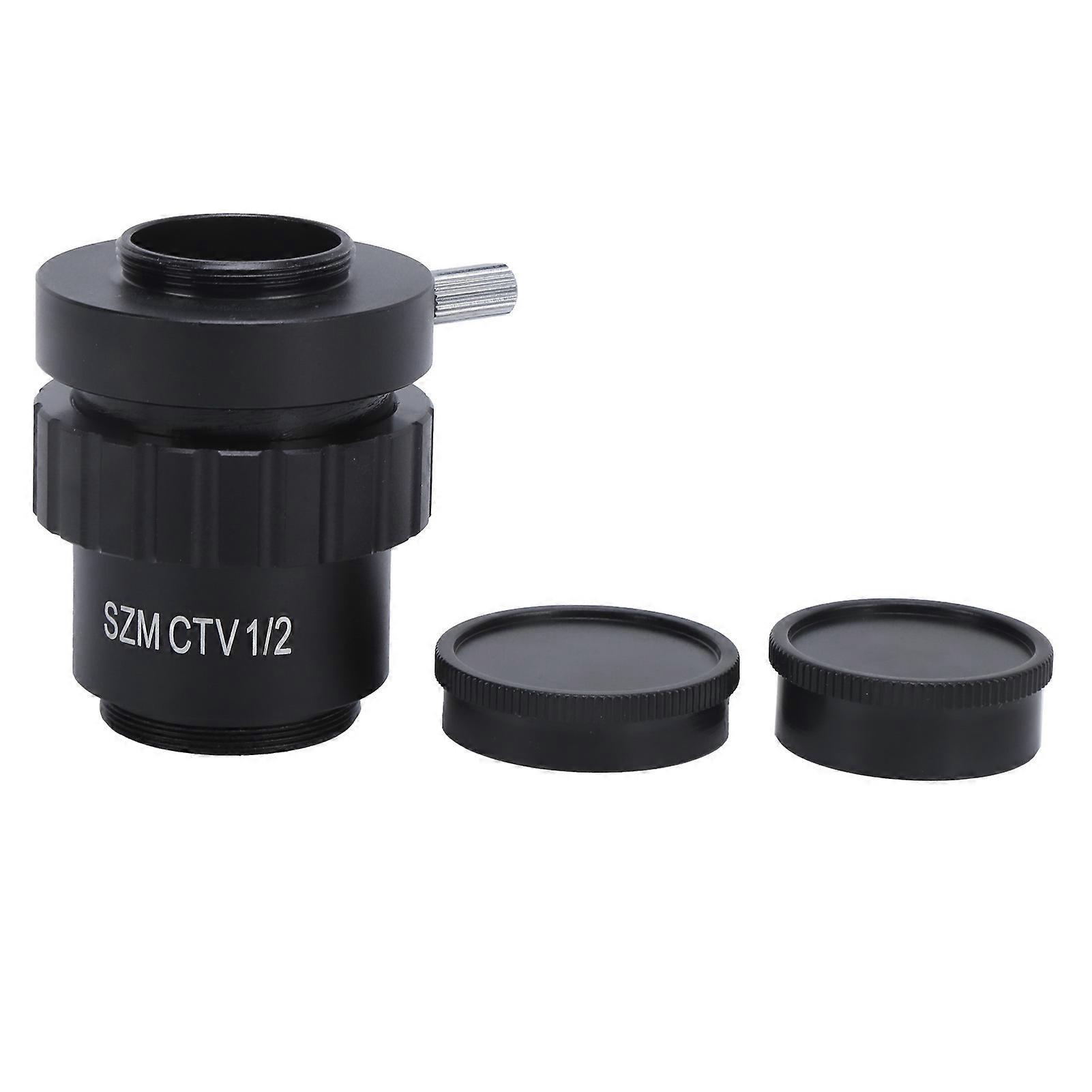 C Mount Microscope Camera Adapter Trinocular Stereo Microscope Adapter Lens SZM CTV 1/2