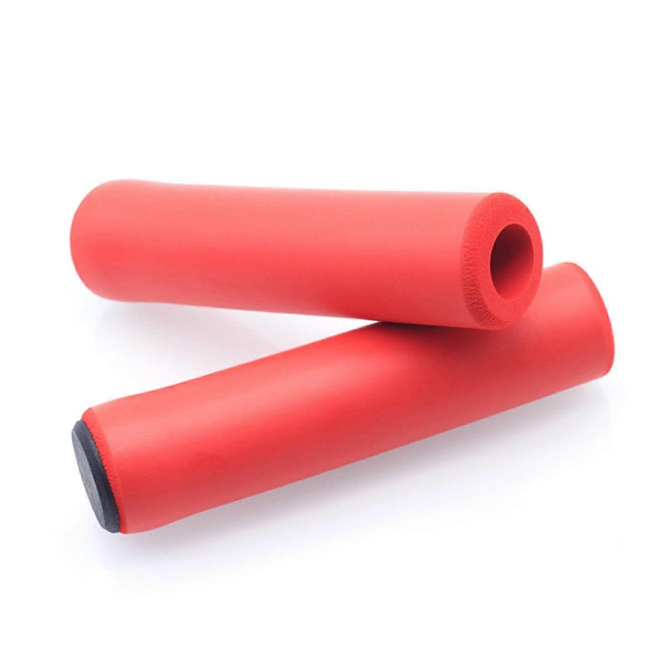 Nonslip bicycle handlebar grips made of soft material for mountain bikes, 22 mm diameter, ergonomic bicycle grips for secure grip and comfort.