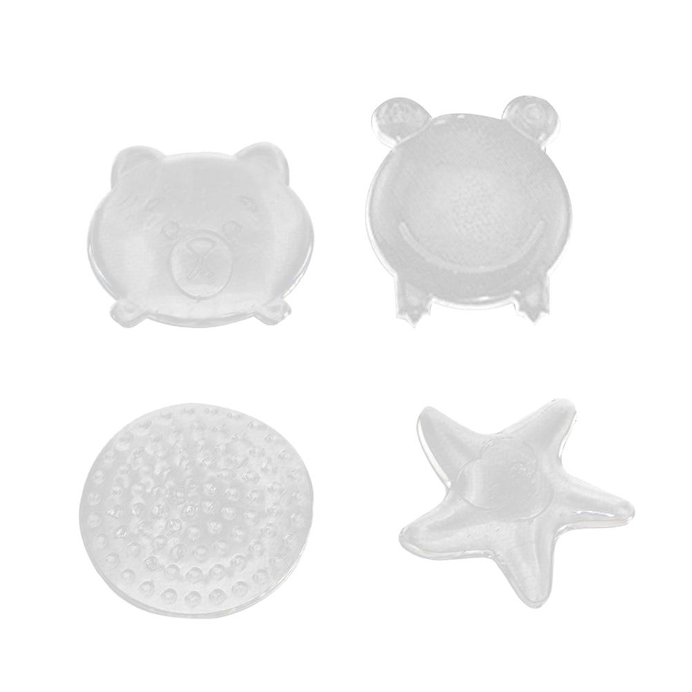 Door Protector Bumper Bear Shape Wall Protectors Strong Double Sided Adhesive Tape 4Pcs For Homeowners