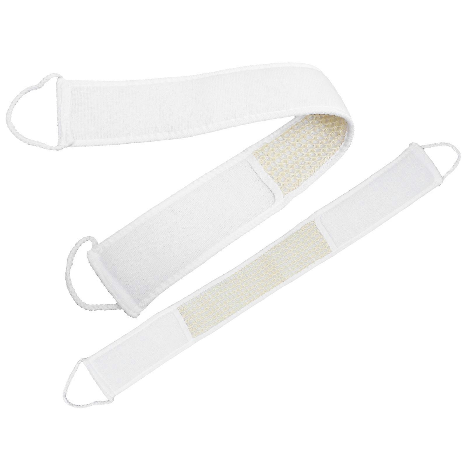 Exfoliating Bath Shower Brush with Long Back Strap Durable Loofah Scrubber for Deep Skin Cleaning, Massage, and Improved Circulation for Men and