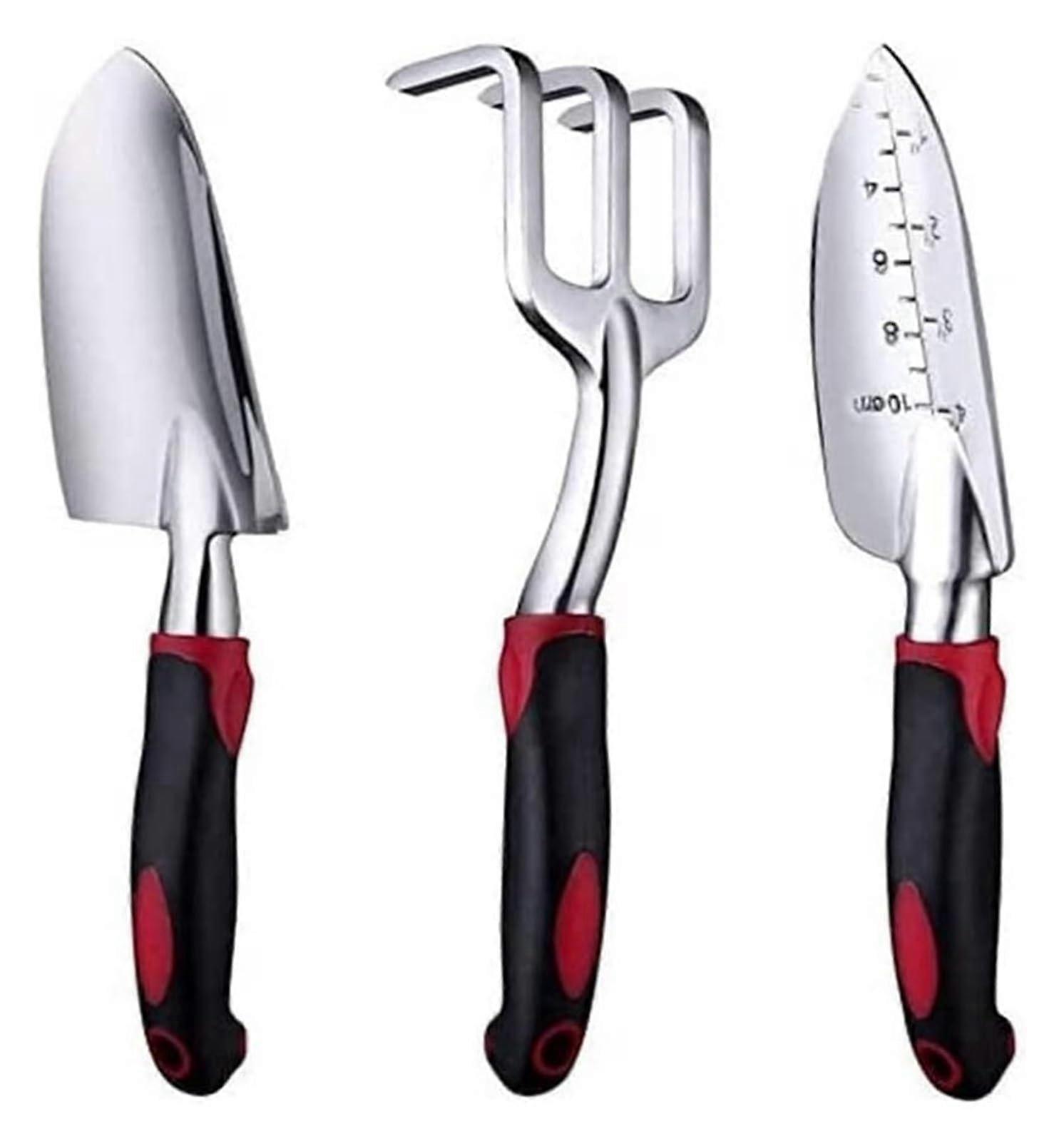 Garden Tools Shovel, Trowel Set, Garden And Farm Tool Kit, Red