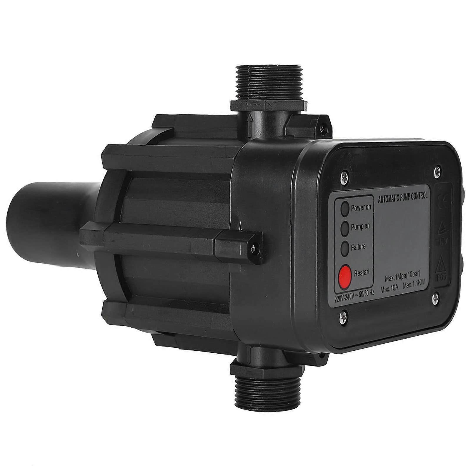 Black SelfPriming Water Pump Pressure Switch, Automatic Pressure Regulator