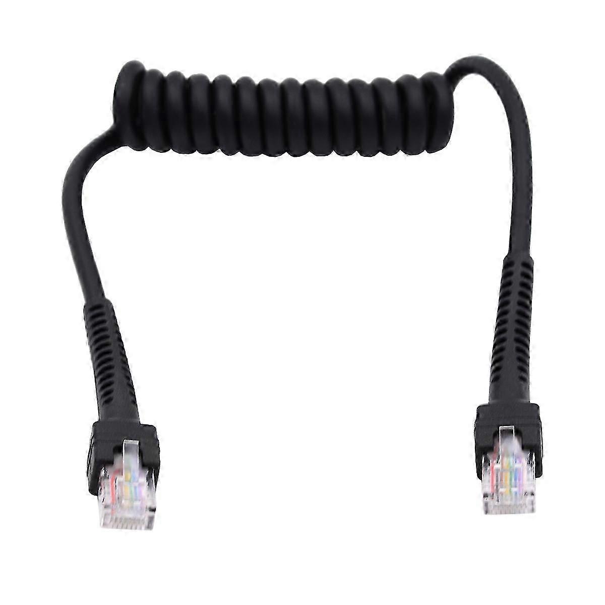 f5Y UT-019-1.0M RJ45 Male to Cat6 Male 8P8C UTP Stretch Coiled Cable Z8r LAN Ethernet Network Patch Edition 0719