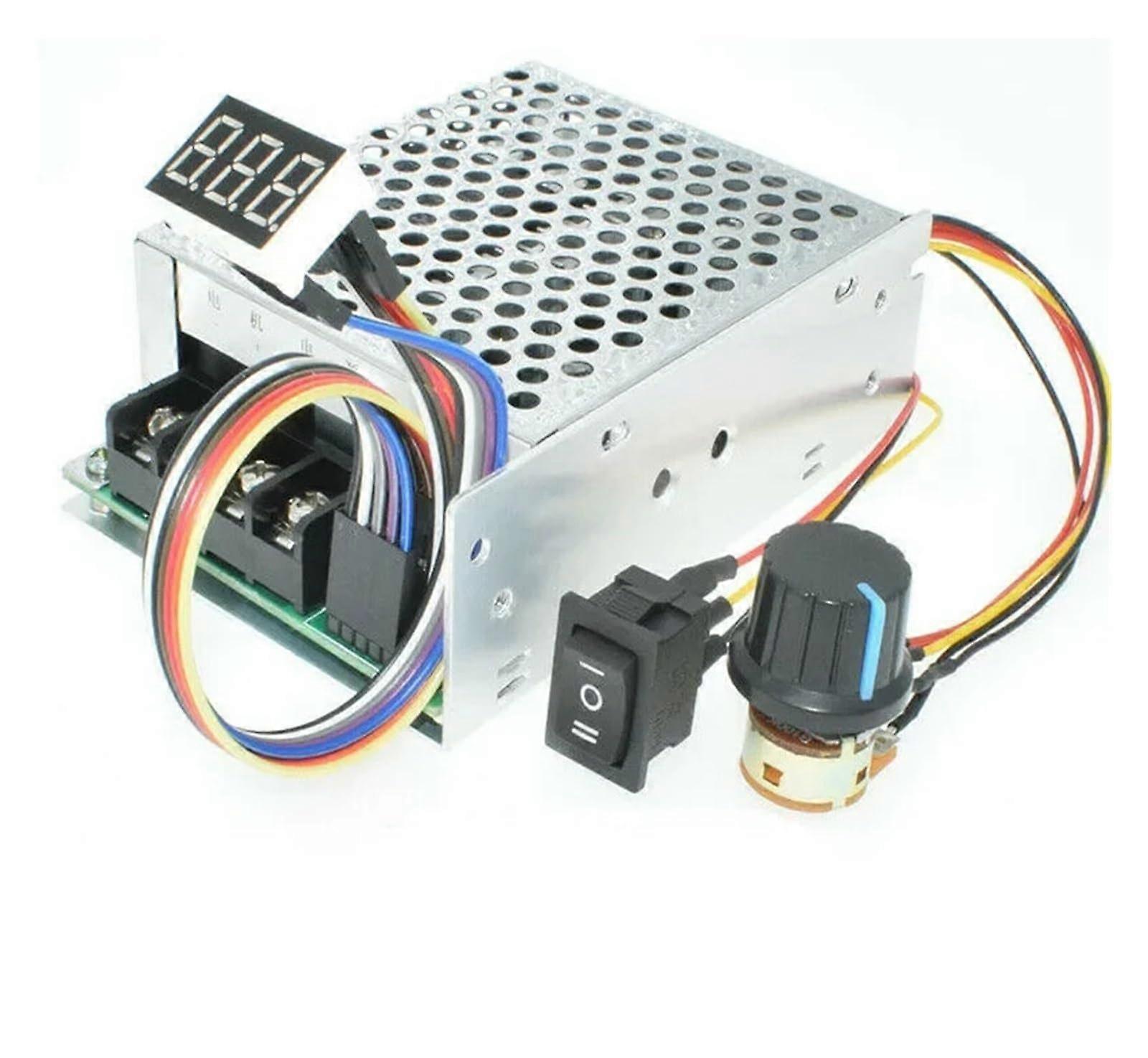 DC 10V55V 60A 12V 24V 36V 48V 55V Electronic Starter Speed Controller Reverse Control Switch with LED Display CW CCW