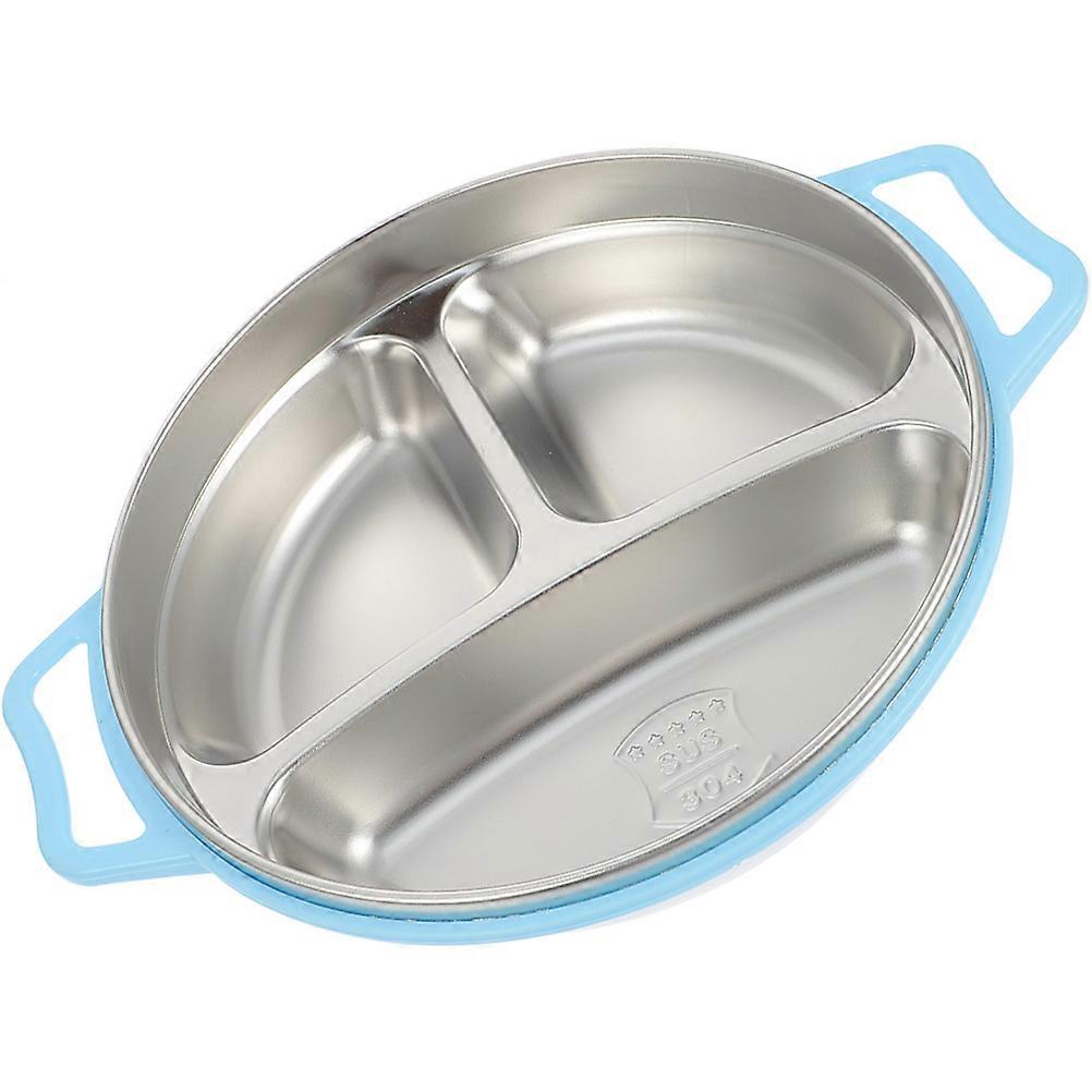 Assiette à manger divisée Tout-petits Préparation de repas Sectionné Design Va au micro-ondes 1Set