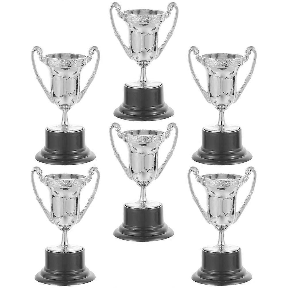Plastic Trophy For Learning Competition And Corporate Event With Realistic Design 6Pcs