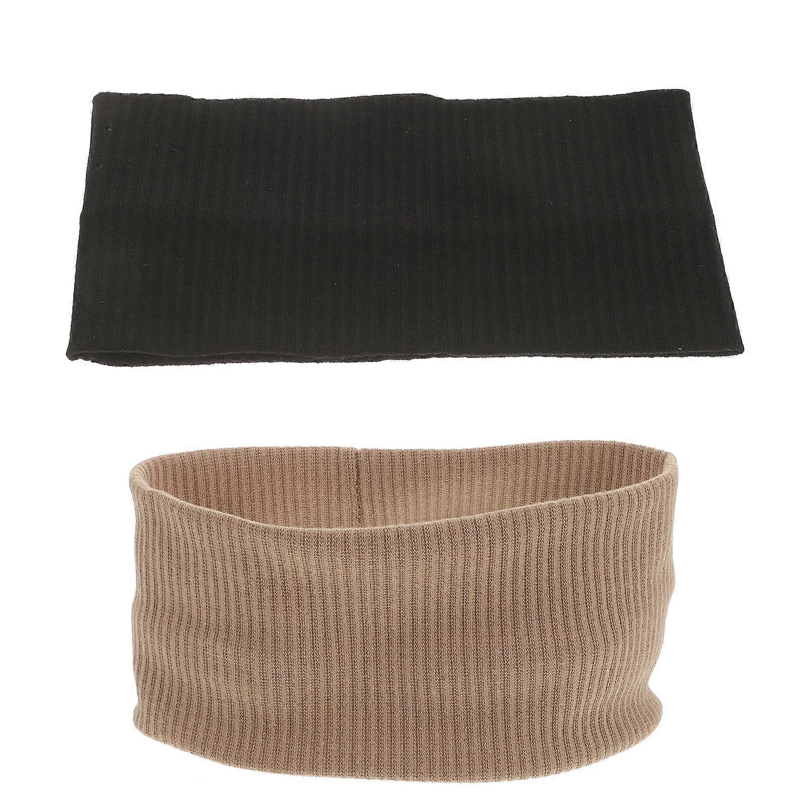 Athletic Headband for Women Made of Cotton in Assorted Colors for Daily Use Lightweight and Elastic 2 Pieces