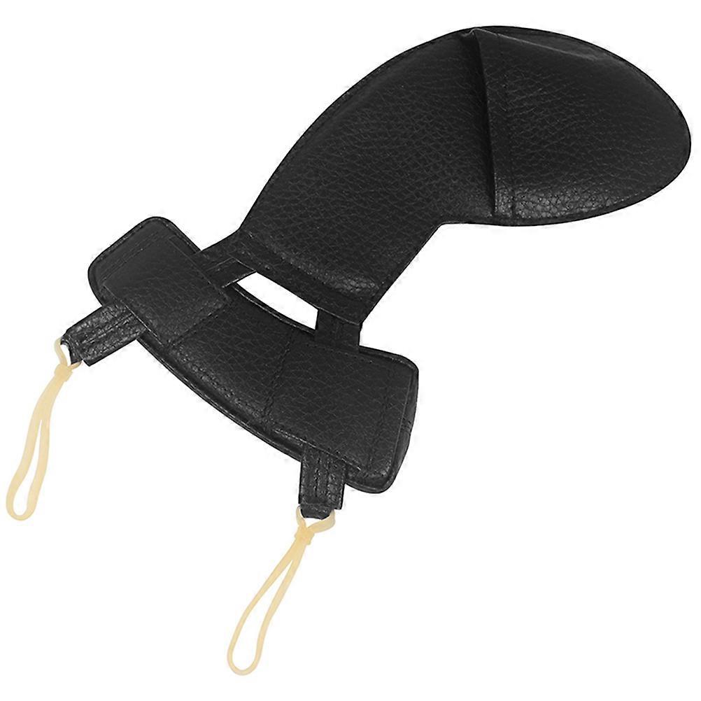 Black Violin Shoulder Pad with Chin Rest for Comfortable Play on 4/4 and 3/4 Violins