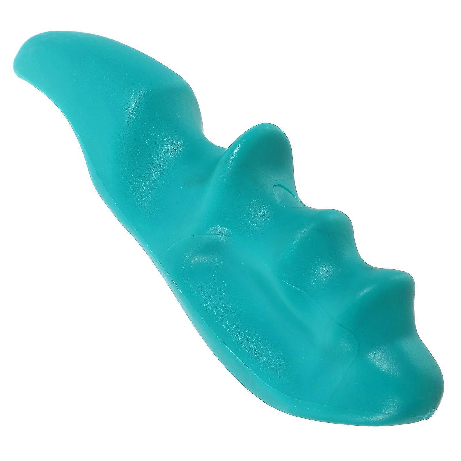 Green Massage Stick with Wave Handle for Deep Tissue Massage at Home or Travel 1 Piece ABS