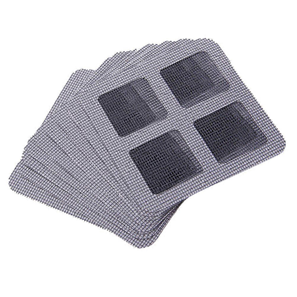 Sticky Window Netting Screen Repair Patch For Home Use Anti-Mosquito Fix Holes 10x10cm 30Pcs