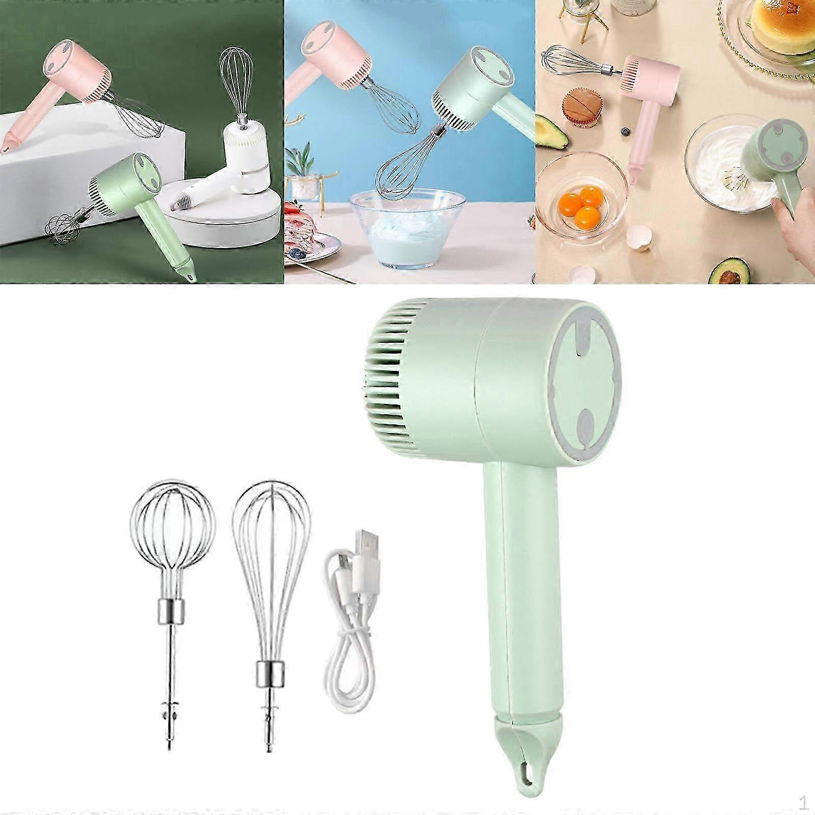 20W USB Rechargeable Mixer & Whisk Beater - Milk Frother for Cappuccino, Latte & Foam Creating