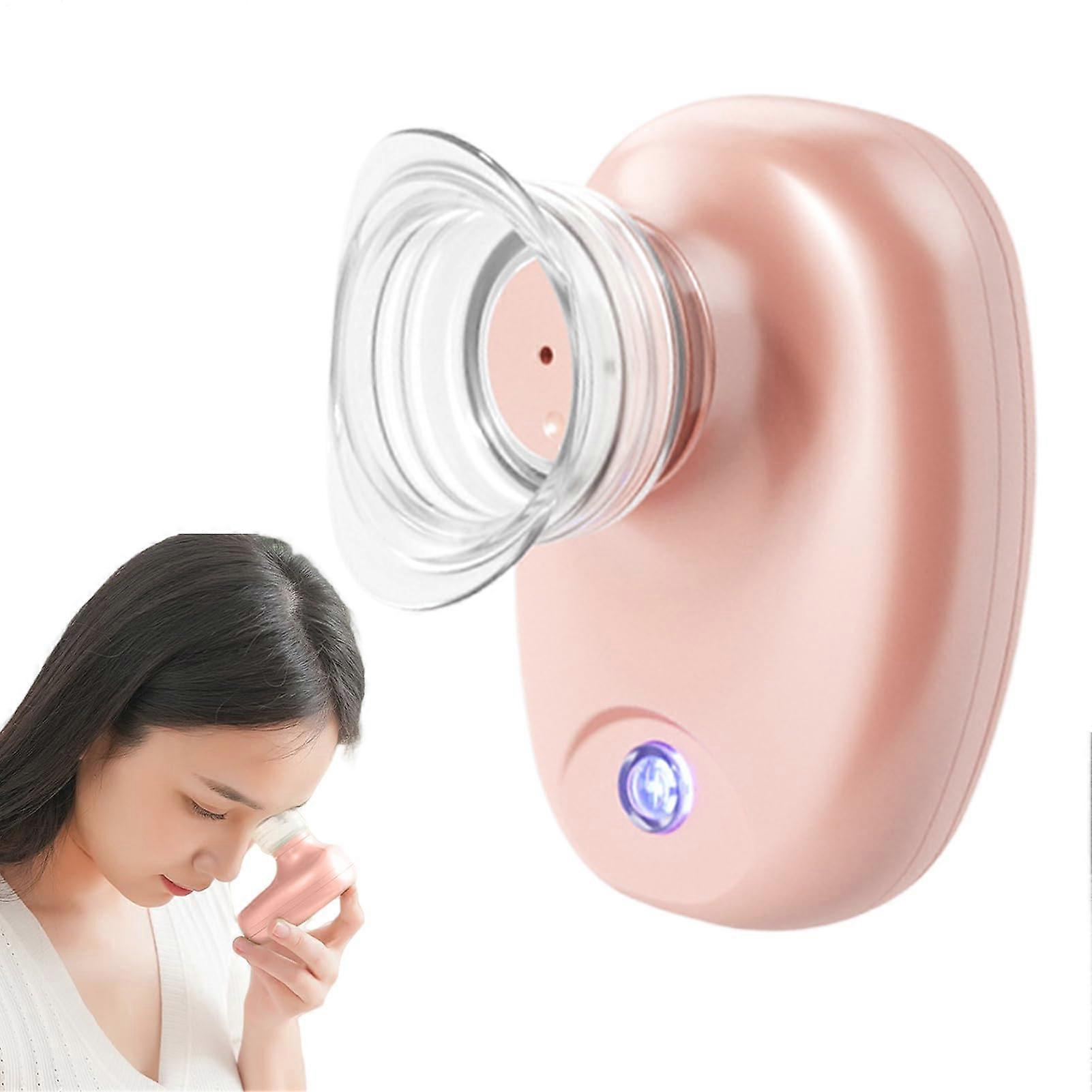 Steam for dry eyes, nebulizer for eyes, double, portable, moisturizing, gentle for use at home, travel, care, studio pink