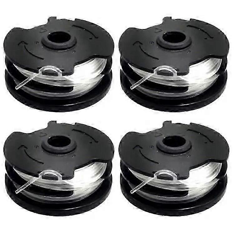 Set Of 4 Wire Reels Compatible For Parkside Lawn Mower Replacement Spools Parts TLP-01