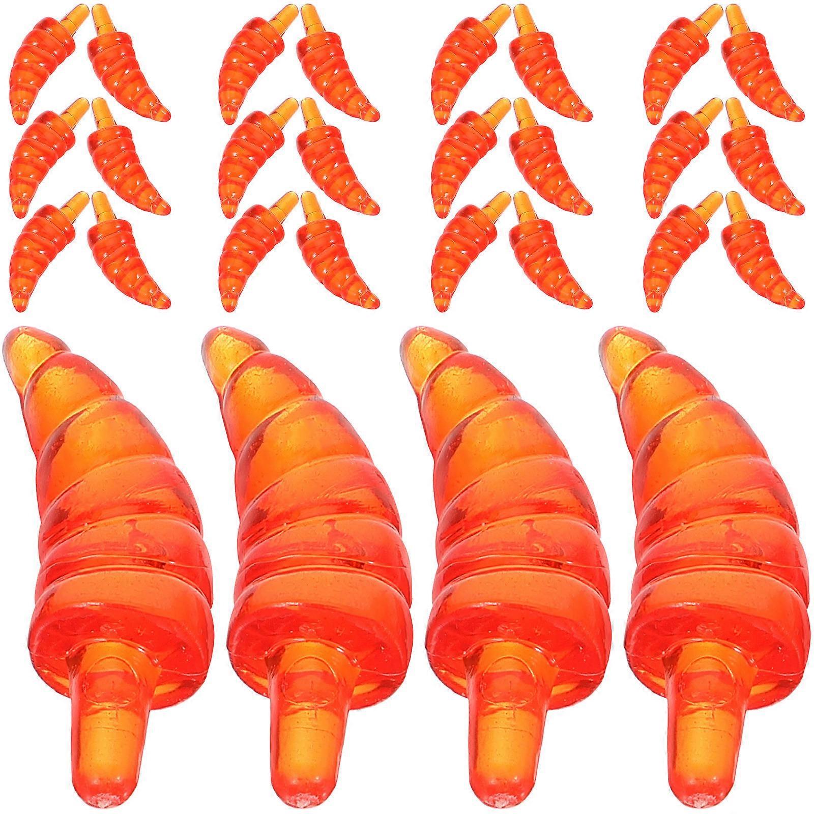 DIY Craft Snowman Accessories 200Pcs Chocolate Nose Shape For Adults Children At Christmas And Birthday Parties