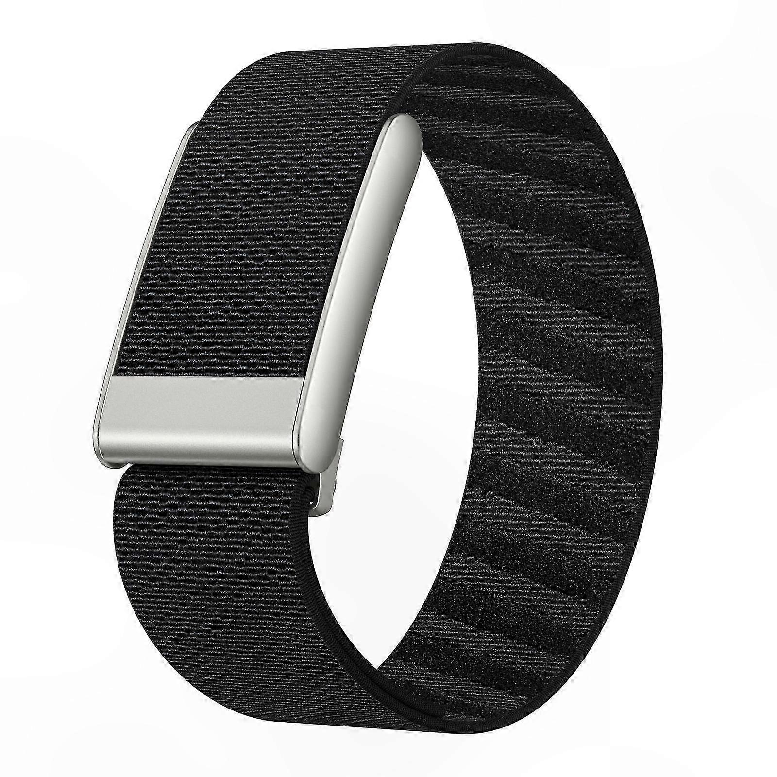 Nylon Watch Band with Elastic Force and Decorative Design for Fitness Trackers