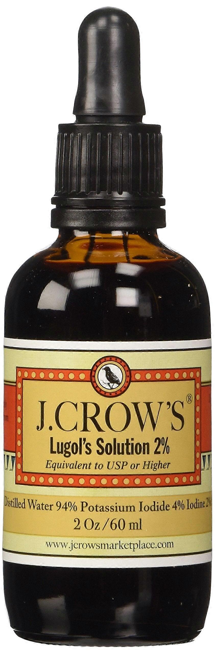 2-Pack J.crow's Lugol's Iodine Solution, 2 Oz