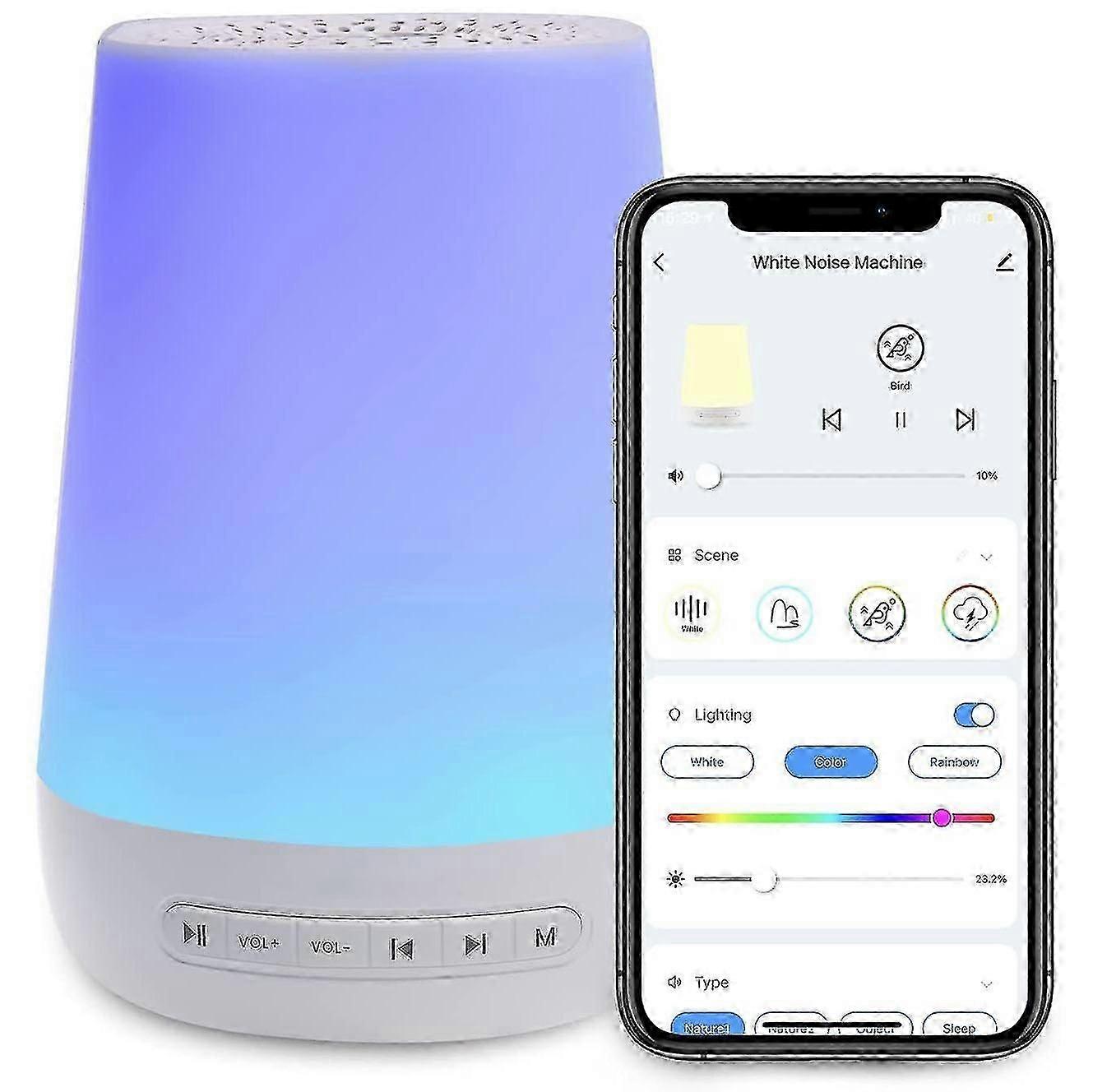 HRest All-in-one Sleep Machine, Nightlight & Sound Machine