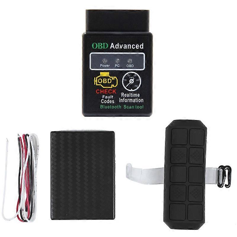 V02H2-1 V1.5 Hh Elm327 蓝牙 2.0 Obd2 扫描仪 Hh 327 带汽车方向盘遥控按钮使用汽车收音机