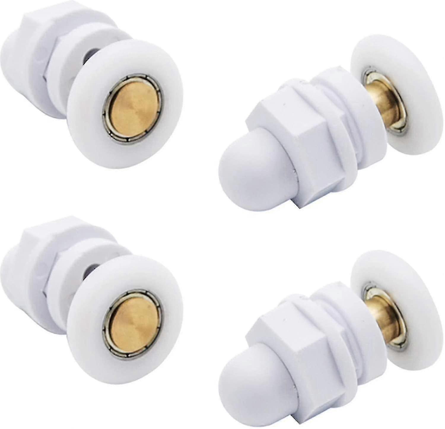 Shower Door Sliding Casters Wheels - Brass Rollers for Shower Enclosure Accessory Hardware Tool