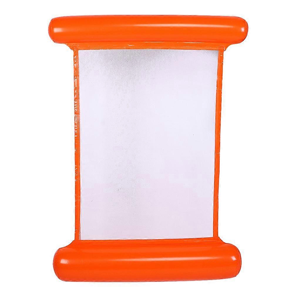Portable Floating Inflatable Water Bed Foldable Hammock Swimming Pool Floating ChairOrange