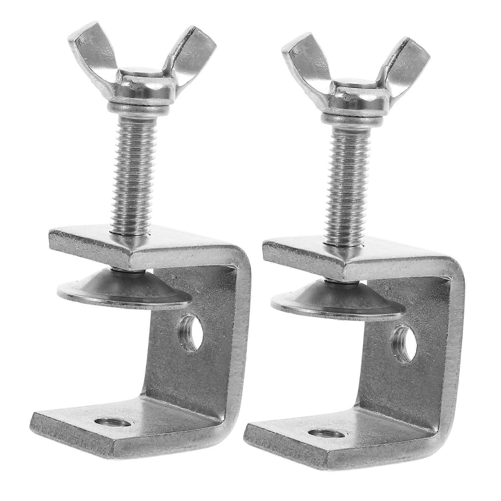 2 x heavyduty tiger clamps for woodworking, strength clamps with wide opening for intensive use, DIY projects
