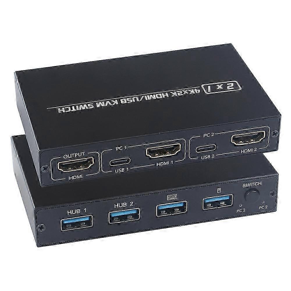 2025 AM-KVM201CL 2x1 4Kx2K HDMI / USB / KVM Switch
