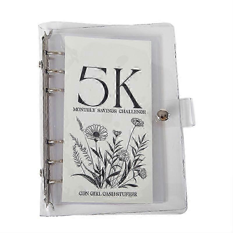 12-Month Money Saving Challenge Envelopes Save 2.5K/5K/10K Budget Planner Kit