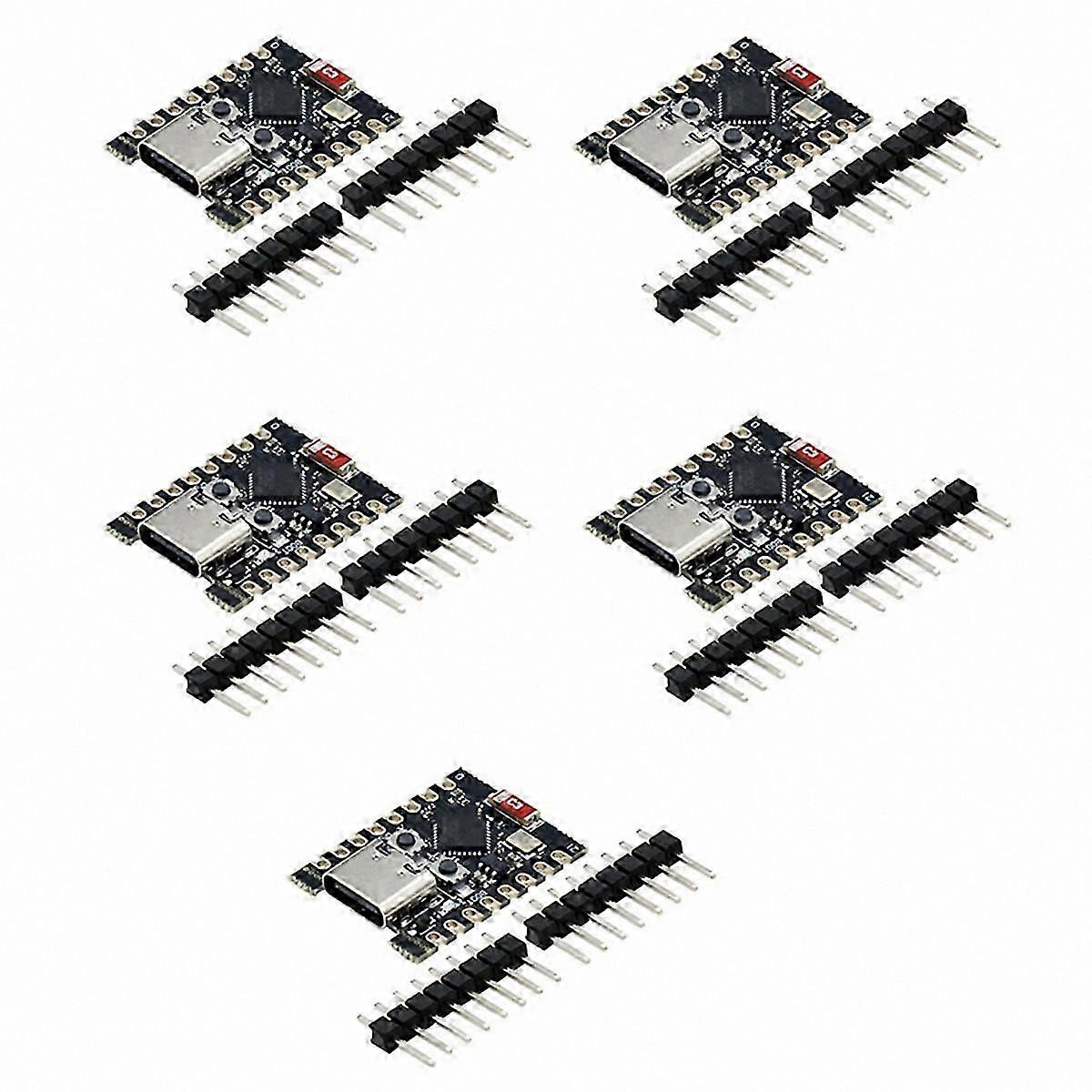 5-Pack IoT Development Board with WiFi and Bluetooth Support for ESP32-C3 Microcontroller Projects