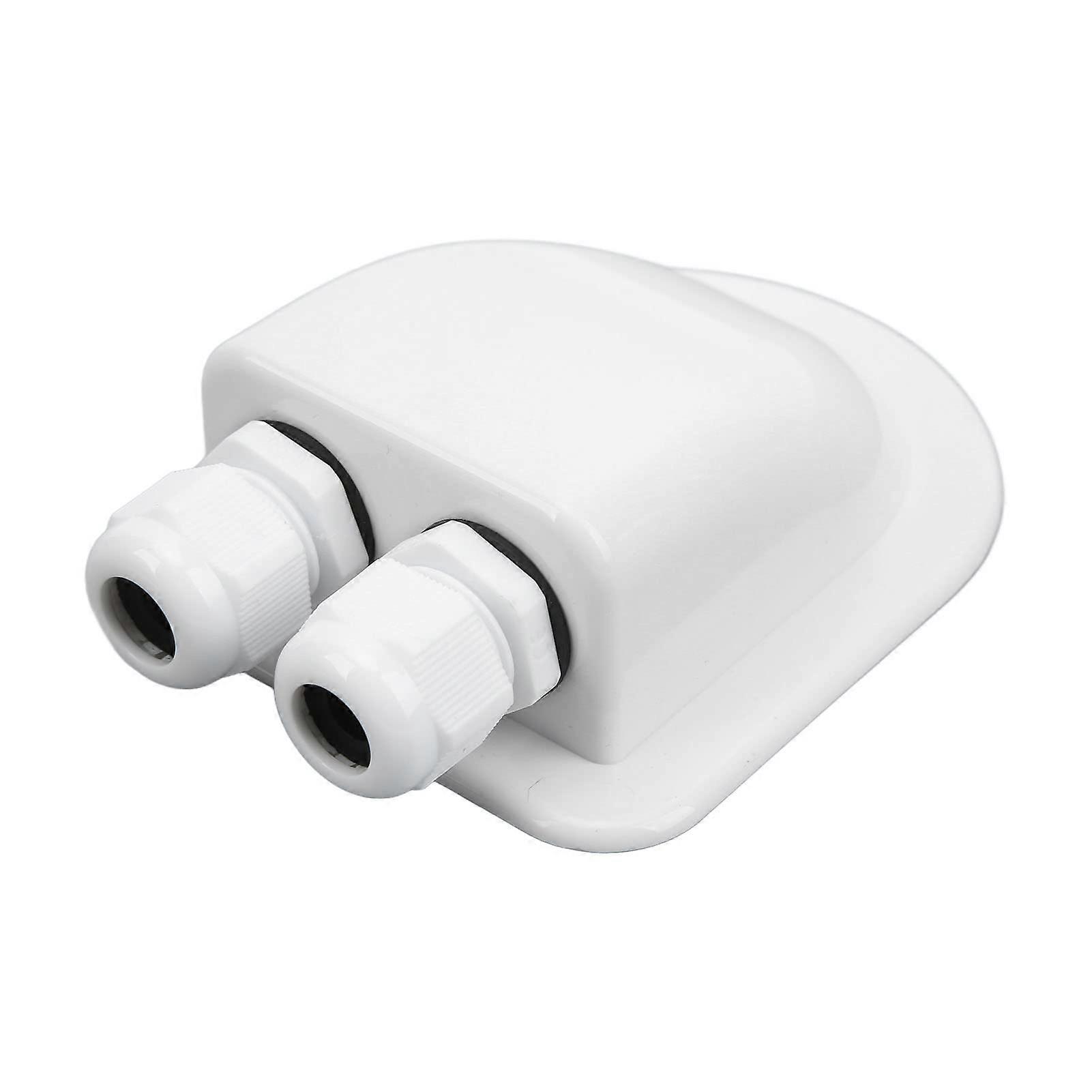 Solar Cable Entry Grommet Waterproof ABS for RV Boat Camper Van, Durable Sealing Connector for Electrical Wiring