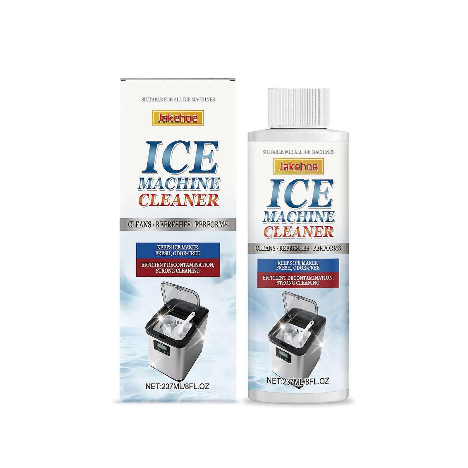 Ice Machine Cleaner Maker Descaler, Nickel Safe Ice Maker Cleaner Solution for Countertop, Portable, Built-in, and Commercial Icemaker