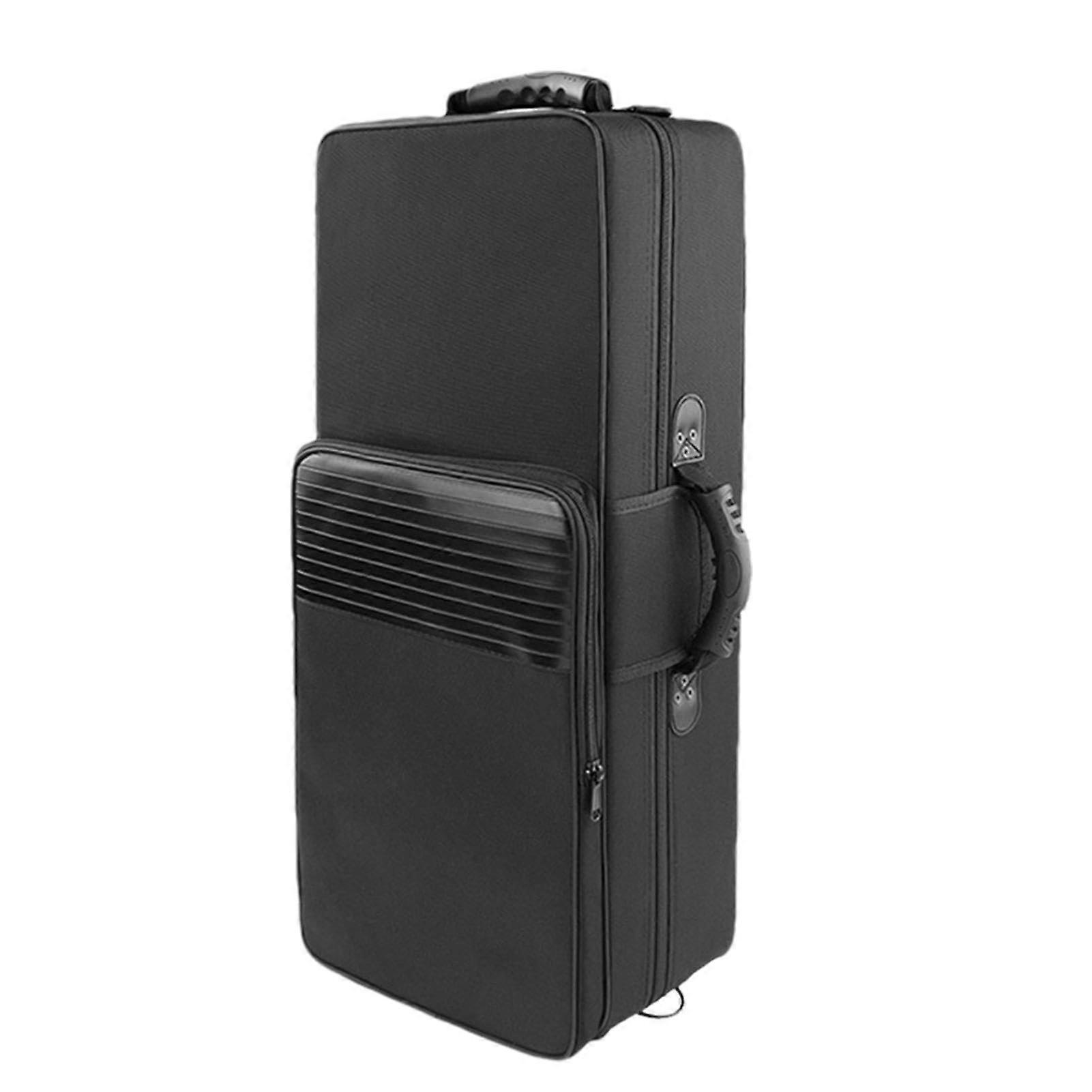 Alt saxophone case, padded backpack, 600D, protective carrying case for alto sax with shoulder straps.
