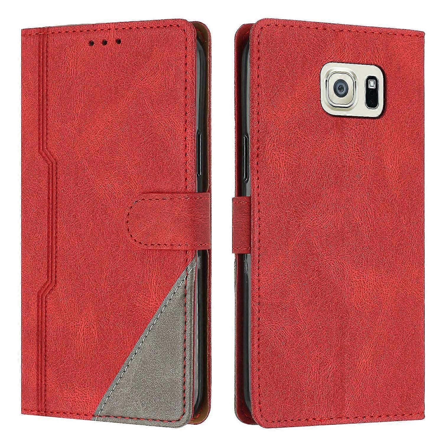Leather Magnetic Clasp Case with Flip Wallet Stand Function Cover for