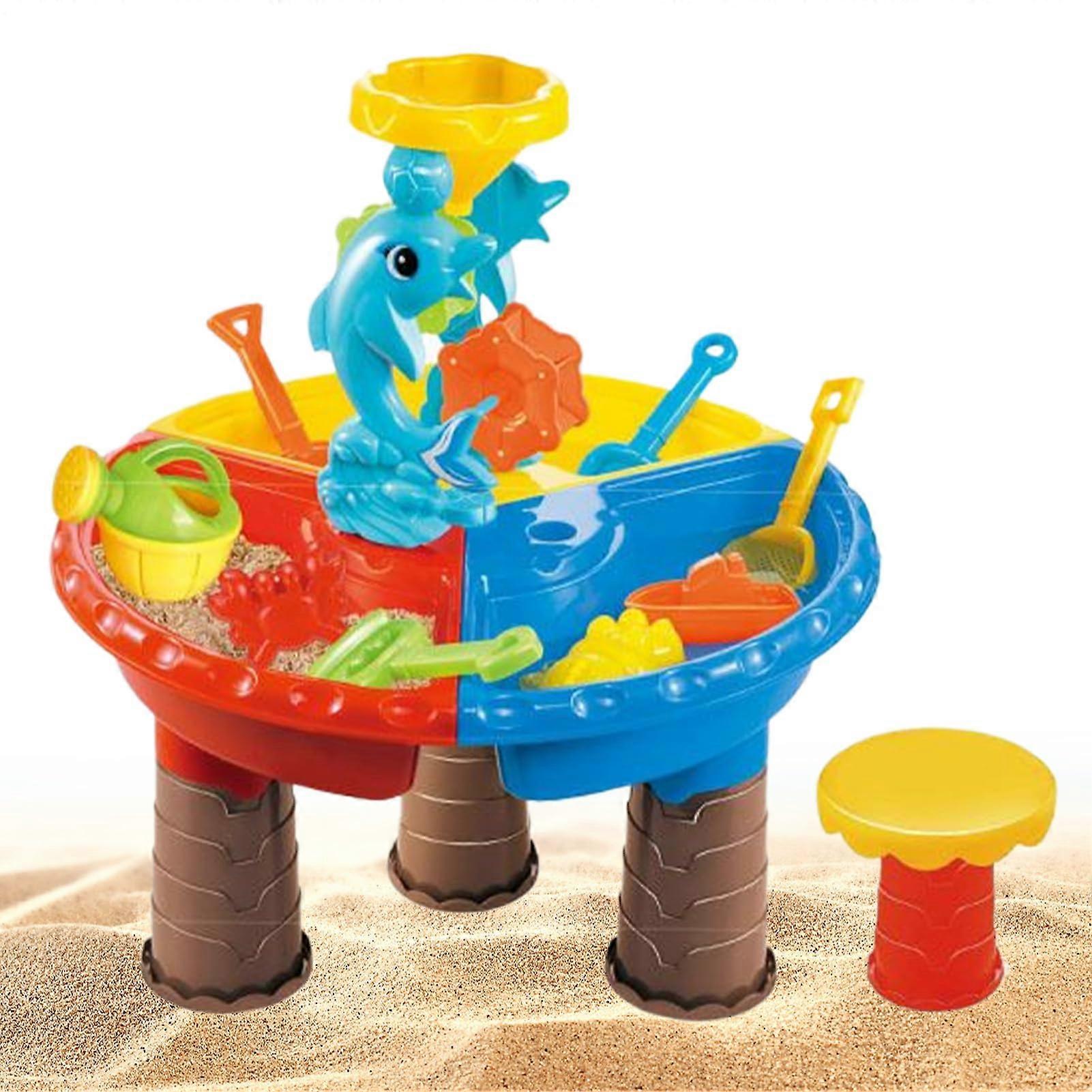 Beach games with water table for outdoor use Educational toy for 3 years old