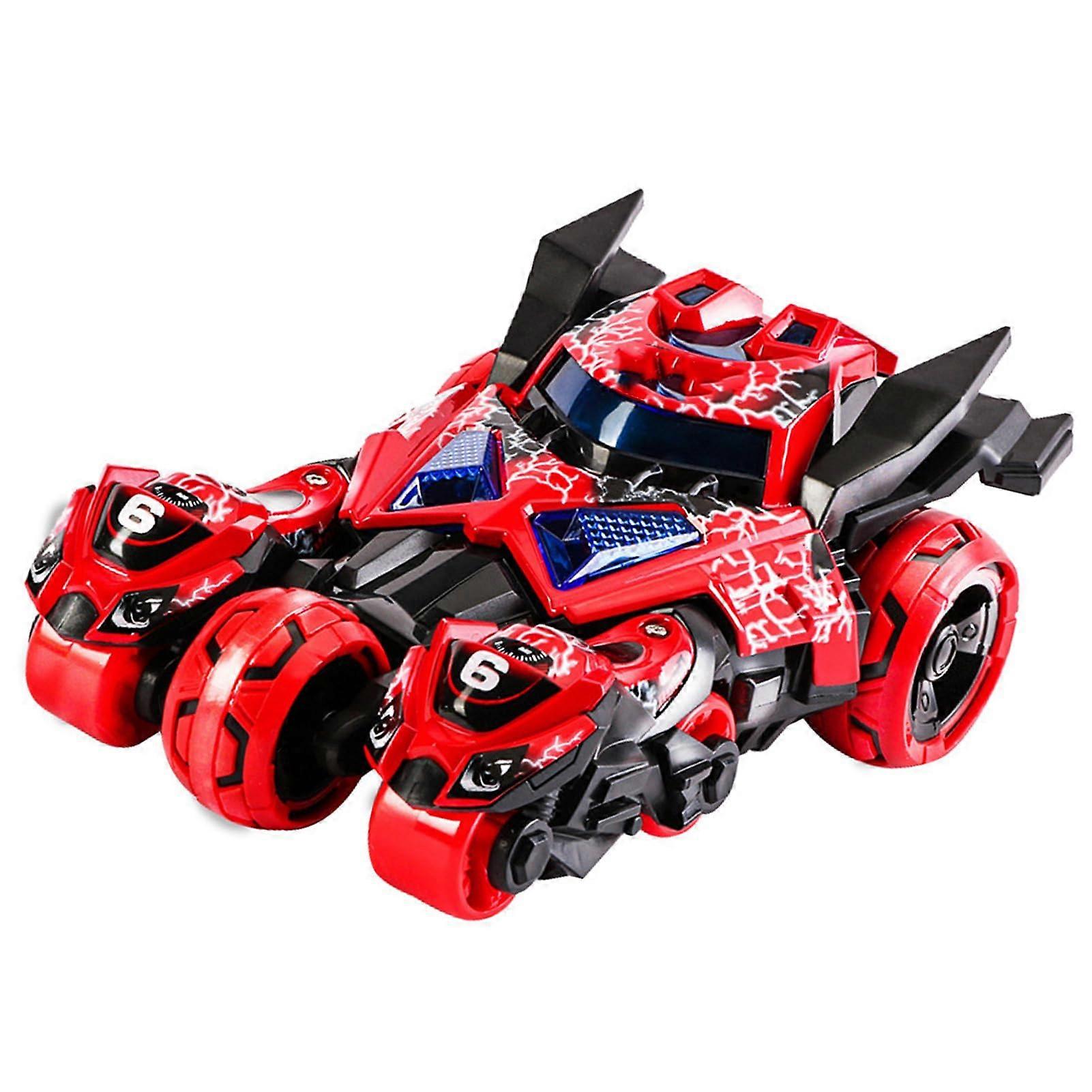 Diecast Alloy Car Model with Flash Music Sound, Pull Back Mini Vehicles Toy in Red, Ideal for Kids and Collectors
