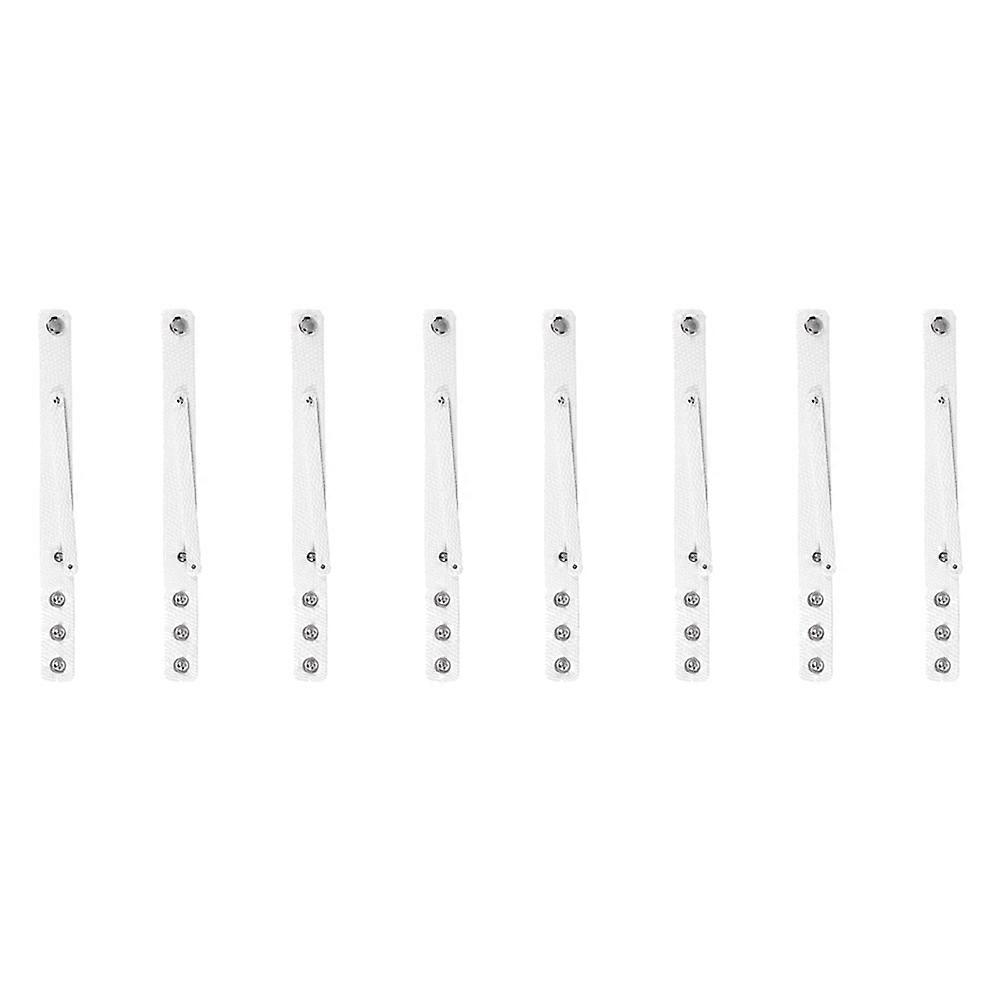 White PU Double-Layer Wrist Strap 25Pack DIY Bracelet Handmade Creative Accessories For Gifting