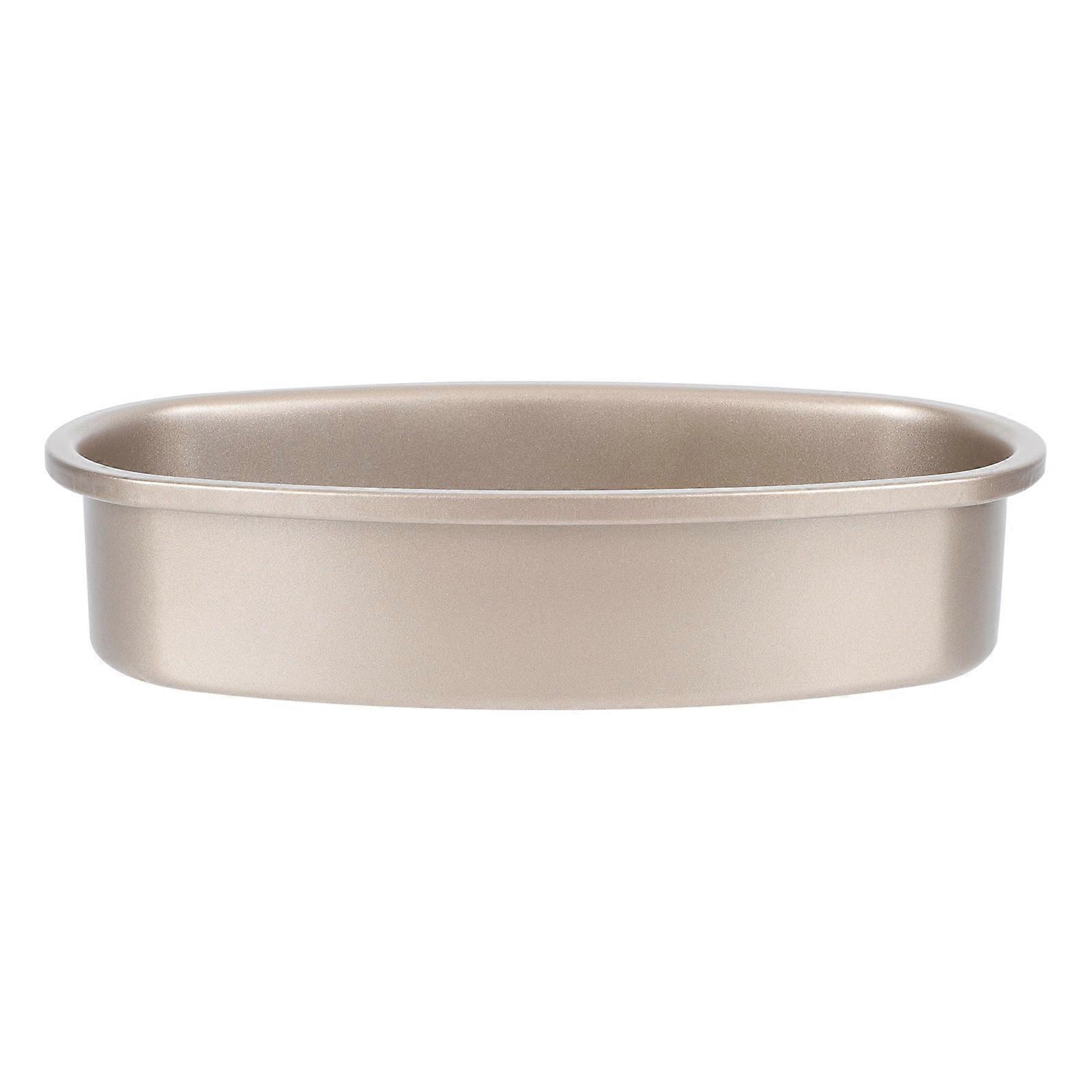Carbon Steel Cake Baking Die 1Pc Non-Stick Bake Tool Perfect For Baking Golden Color Great For Home Bakers And Cheesemakers